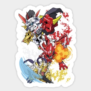 digimon omnimon alter s evolution Sticker